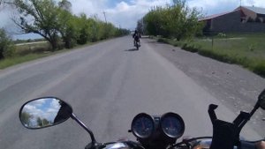 Покатушка на 125 альфах с другом.