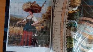Обзор набора для вышивки  ЭстЭ "Возвращение с поля". Покупки. Планы.