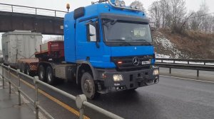 Негабарит77. Перевозка буровой и трансформатора