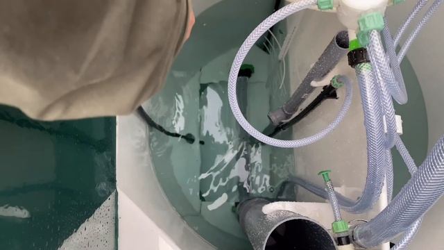 Принцип работы септика ЕвроБион 5 АРТ (Стандарт). Монтаж септика в Новой Адыгее. Тип грунта: Песок