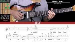 Something Guitar Cover The Beatles  🎸 |Tabs + Solo|
