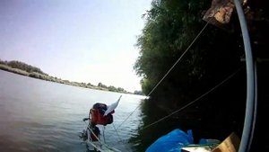 байдарка с мотором от бензокосы