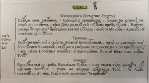 Глас 2 (стихирный и тропарный) второй голос