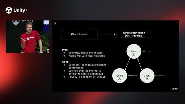 Client Hosting or Server Hosting？ A game design decision ｜ Unity at GDC 2023