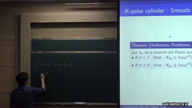 Cylinders in rational surfaces / Joonyeong Won (KAIST) 2016-04-14 смотреть онлайн