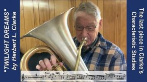 Euphonium Practice: "Twilight Dreams" by Herbert L. Clarke, with Link to Download  Euph BC/TC Parts