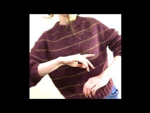 Мастер-класс "Джемпер в полоску". Часть 3.