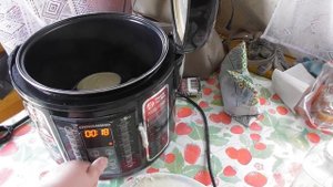 жарю оладьи в мультиварке/семья Даниловых