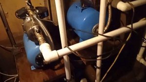 Обвязка двух Гидрофоров