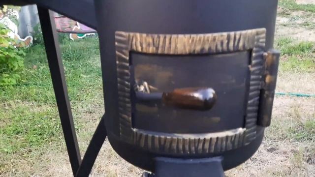 Смокер 4в1 из газовых баллонов.Обжиг. смотреть онлайн