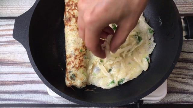 Минутный завтрак из КАБАЧКОВ ! Полезный и простой КАБАЧКОВЫЙ РУЛЕТ. Быстро, просто, вкусно