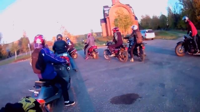 Закрытие мотосезона. 2014 г.Гагарин смотреть онлайн