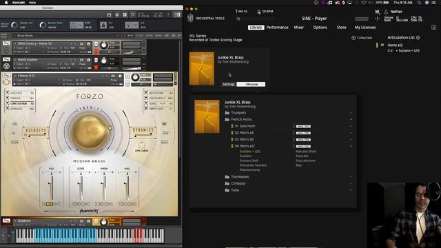 Junkie XL Brass - Legato Horns vs Forzo.Trailer Brass.8Dio Century.Angry.Caspian.NISS.EW Hollywood