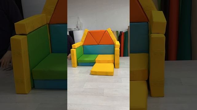 Строим корабли из нашего конструктора подушек с магнитным креплением и наслаждайтесь весёлой игрой⛴