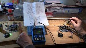 Наладка приемника радиостанции 27 МГц АМ из набора Мастер Кит NM0704 с помощью SigPeak DSO2512G
