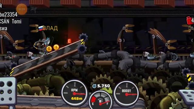 Hill Climb Racing 2 Магнитная цепь. Снегоход смотреть онлайн