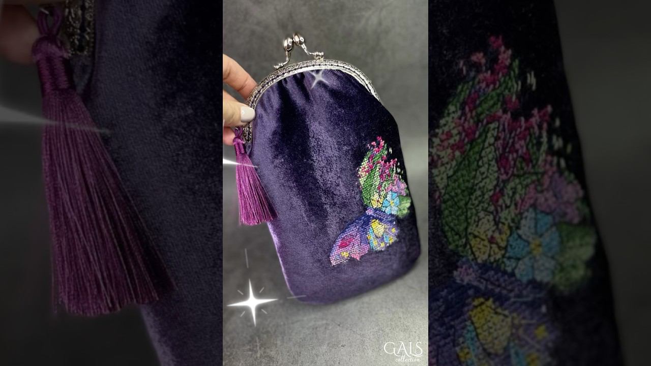 ВЕСНА!!БАБОЧКИ!! #вышивка #сумкаручнойработы смотреть онлайн