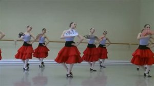 Vaganova Ballet Academy  Spanish Dance  Shishanova, Frolova, Savelieva, Uzhanskaya, Anzai