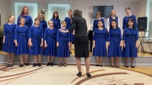 Старший хор ДШИ №24 "Триумф". Р.Глиэр "Вечер"