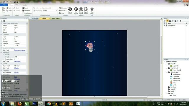 Space Shooter 1 - Construct 2 Tutorial