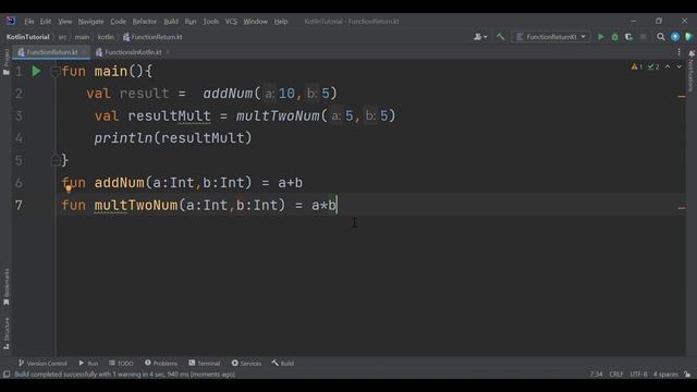 #15Kotlin - Function Return and Parameter 2nd || Kotlin Tutorial for Beginners || Full Playlist смотреть онлайн