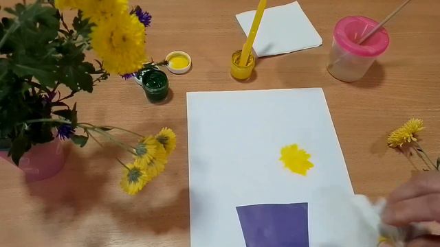 Малювання "Хризантеми" @anna_lobach смотреть онлайн