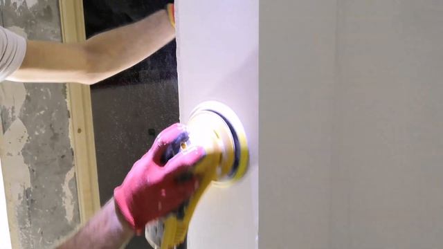 Подготовка стен перед покраской | Шлифовка стен машинкой SCHTAER смотреть онлайн