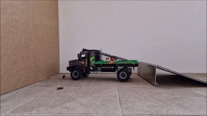 Truck VS Ramp ? 80 Km/H ? Lego Technic CRASH Test