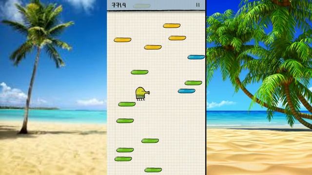 Дудл Джамп! 8д приключения! Слушать в наушниках! смотреть онлайн