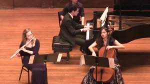 Françaix: Trio for Flute, Cello, and Piano, III. Scherzando (Althen, Wilks, Lomelin)