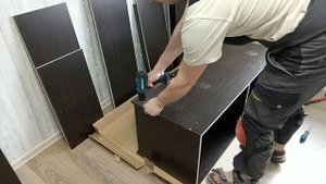 Пошаговая сборка стенки "Белла" центральная секция. BTS мебель,