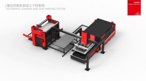Автоматизация процесса лазерной резки с помощью портального податчика. Bystronic DNE Laser