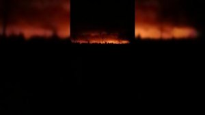 Пожар на газопроводе в Лысьвенском районе
