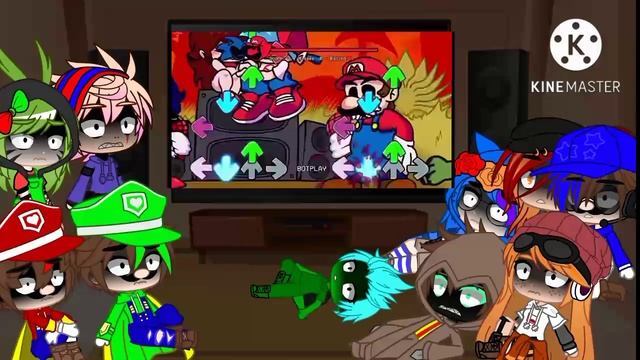 smg4 crew react to Mario exe vs Sonic exe gacha club смотреть онлайн