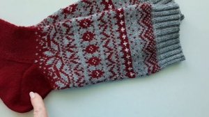 Носки с жаккардом - прекрасный подарок!