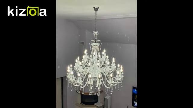 Каскадные и большие люстры смотреть онлайн