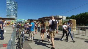 Солнечный куб на фестивале Зеленый Марафон в парке 300 летия