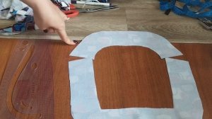 Футболка с квадратным вырезом.  Просто кроить, быстро шить, легко носить.