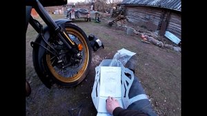 SUZUKI V-Strom DL 1000 XA.Допы. Снятие штатной защиты и установка защиты GIVI.