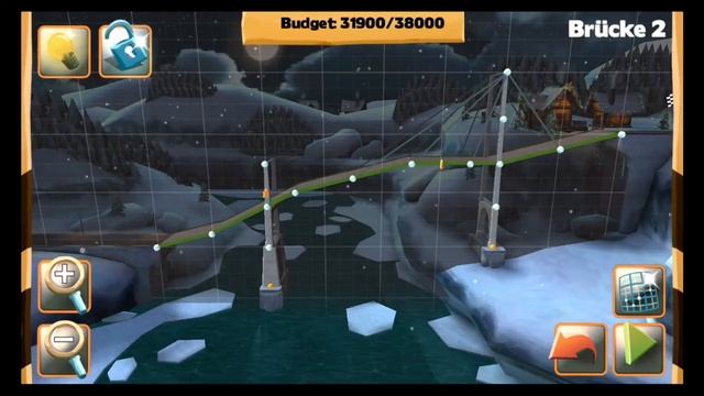 Bridge Constructor Santa Claus (Sankt Nikolaus) Snowy Hills Bridge 1 – 3 Walkthrough смотреть онлайн