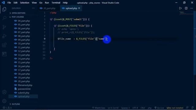 PHP full course || part - 20 || file upload in php || developer rezwan