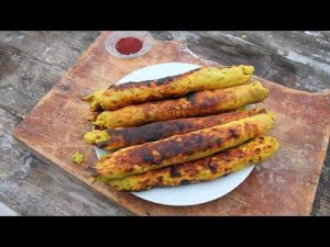 Люля-кебаб из картофеля. Люля из картофельного пюре.