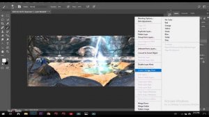 Cave Photoshop Speed Art Tutorial Telugu Matte painting Manipulation Editing Tips Techniques