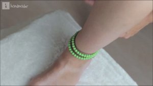 Делаем украшения своими руками - БРАСЛЕТ НА НОГУ / мастер-класс