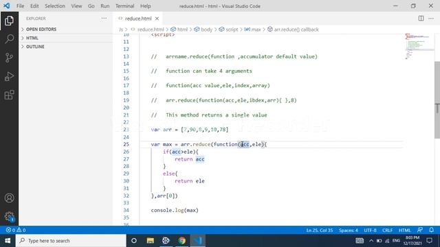 reduce in JavaScript  reduce method in JavaScript  JavaScript tutorials  reduce  method   JavaScrip