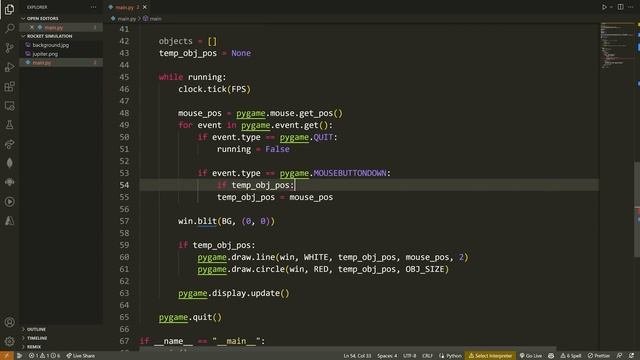 Intermediate Python Tutorial | Gravitational Slingshot Simulation
