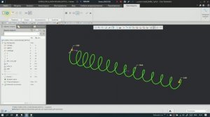 PTC Creo. Урок. Шнек винтовой под некруглую бутылку с поворотом.