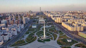 Астана с Высоты: Очарование Казахстана через Объектив Дрона