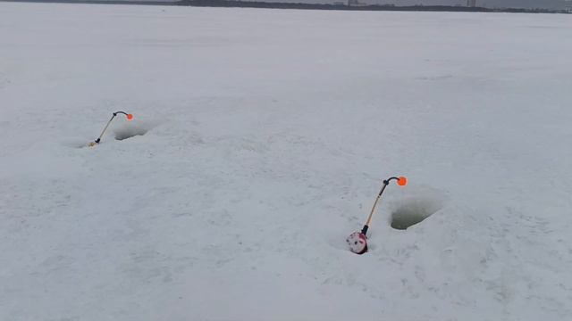 Рыбалка на корюшку в непогоду.