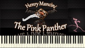 The Pink Panther Theme (Розовая пантера) (piano tutorial) [НОТЫ + MIDI]